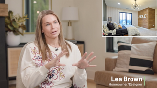 Interview with Lea Brown in her home living room sharing about the versatility of UFP-Edge products