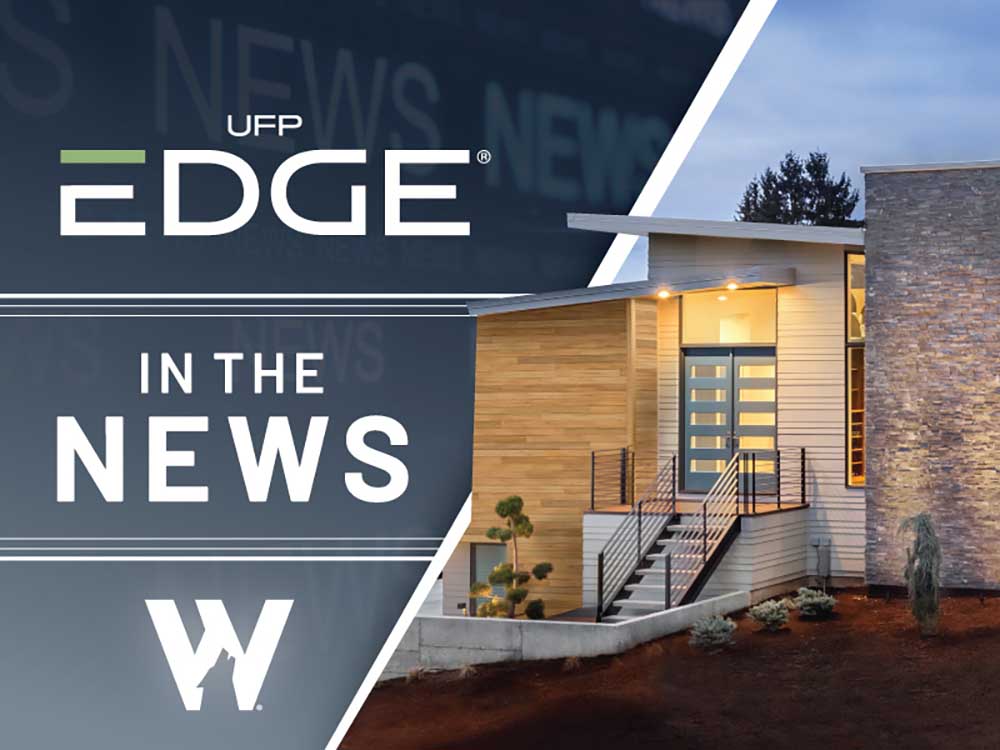 News and releases banner for UFP-Edge siding pattern or trim updates